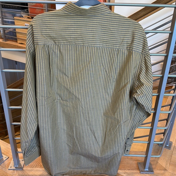 Ermeneglide Zegna men’s pin stripped large long sleeve designer, 100% cotton. - Picture 4 of 7